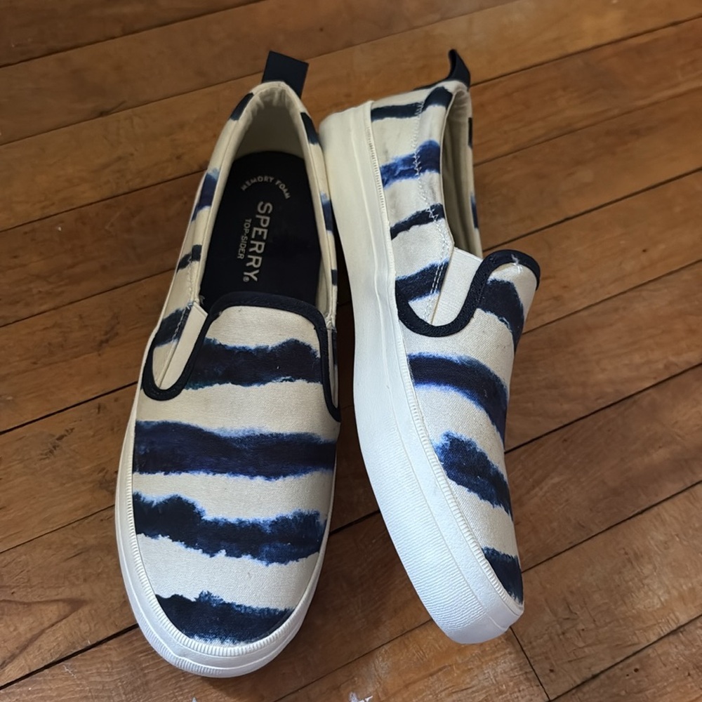 Sperry Crest Twin Gore Top-Sider Slip On Shoes Women's 8M